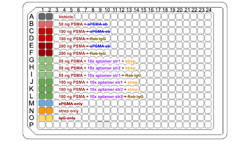 ELISA 1 Plate Setup